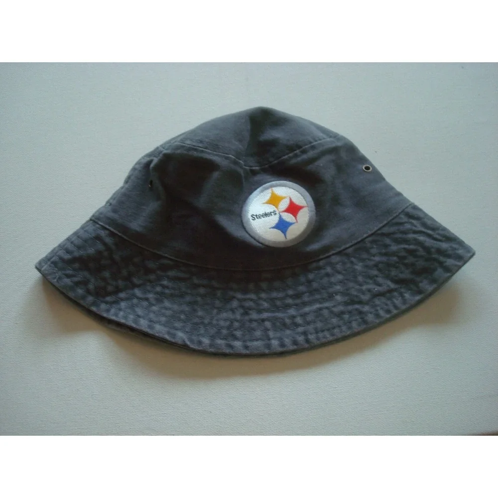 STEELERS   SZ M/LG‎  floppy bucket golf BEACH VINTAGE HAT CAP